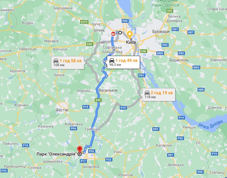 Маршрут вихідного дня: яскраві локації неподалік від Києва для подорожі автомобілем