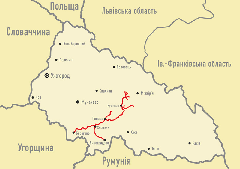 Ретро-потяг та тури на виноробні: історична вузькоколійка на Закарпатті стане музеєм