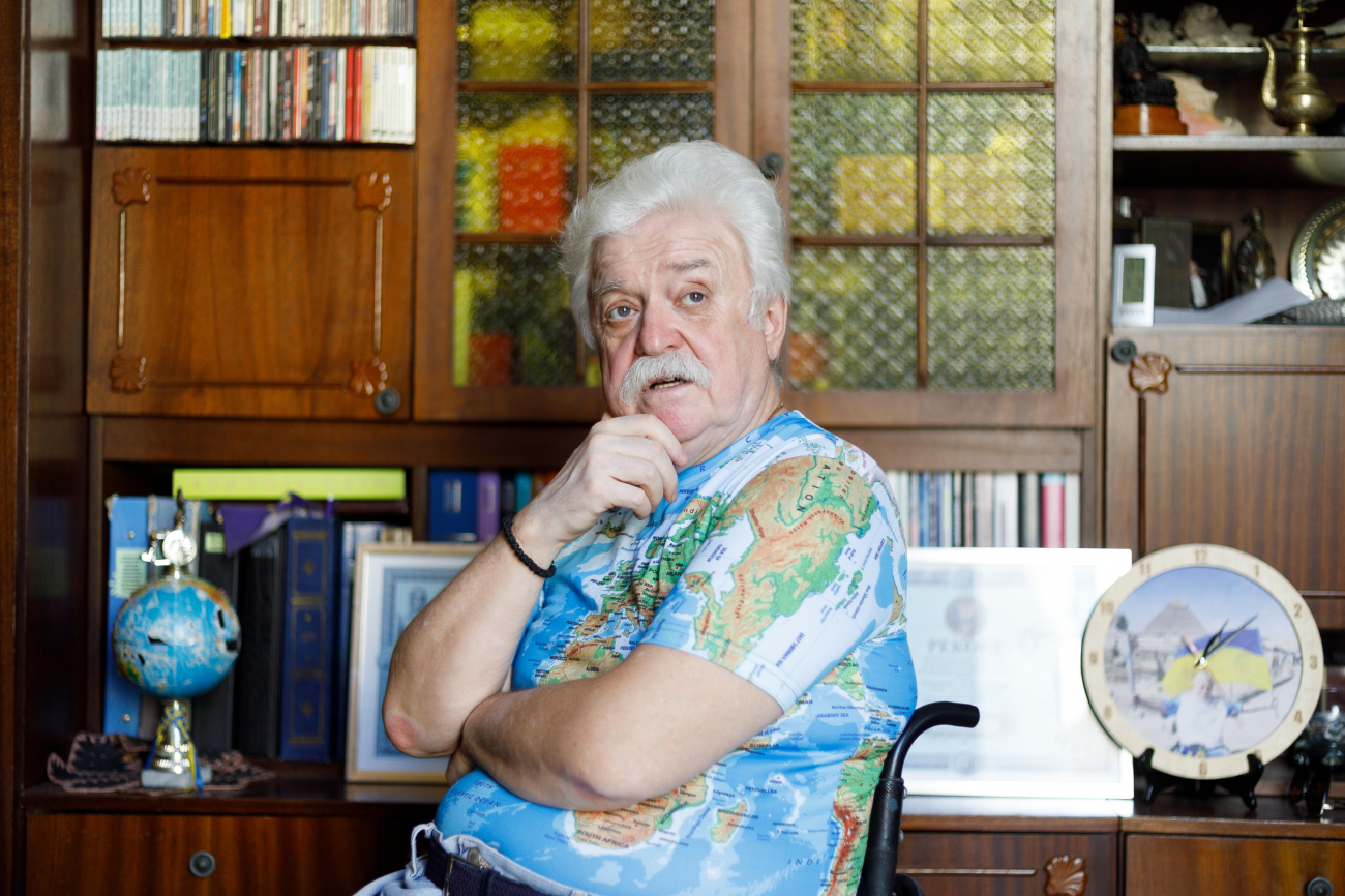 "Подорожі – це все моє життя". Микола Подрезан побував у 70 країнах, у більшості з них – на візку