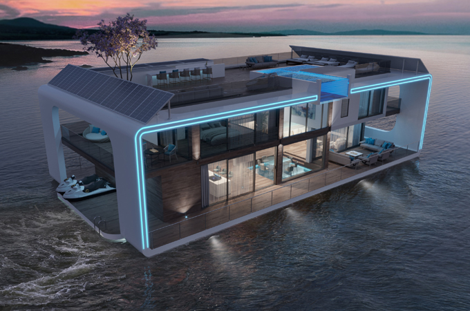 Яхты, виллы и эксклюзивный отдых. В Дубае откроют первый в мире плавучий курорт